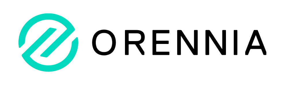 Orennia logo -white background